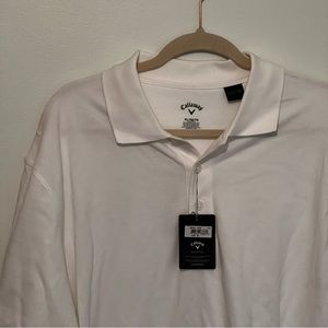 Callaway white polo shirt